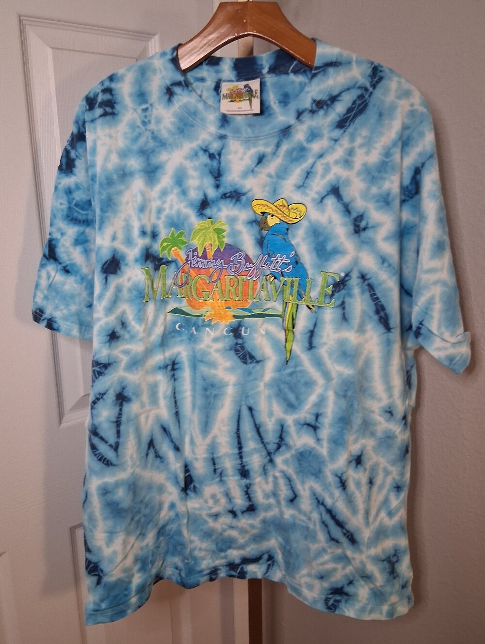Jimmy Buffet Margaritaville Tie Dyed T Shirt Large